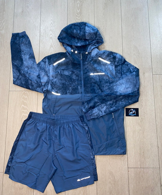 MONTERRAIN ‘GLACIAL’ WINDRUNNER SET - NAVY